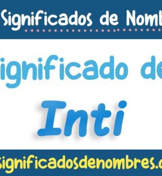Significado de Inti