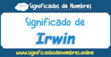 Significado de Irwin