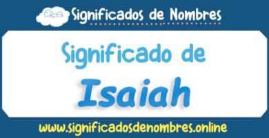 Significado de Isaiah
