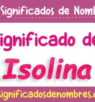 Significado de Isolina