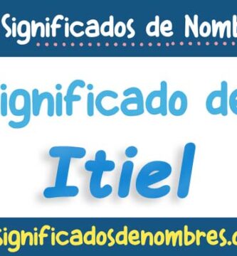 Significado de Itiel