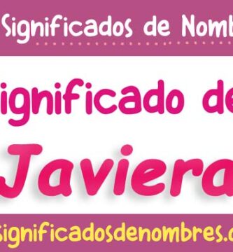 Significado de Javiera
