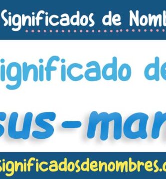 Significado de Jesus Manuel