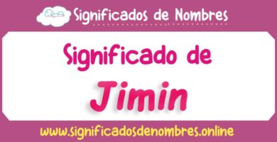 Significado de Jimin