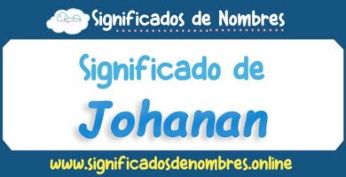Significado de Johanan