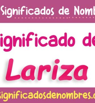Significado de Lariza