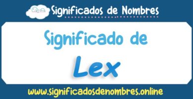 Significado de Lex