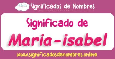 Significado de Maria Isabel