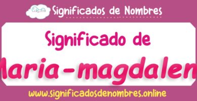 Significado de Maria Magdalena