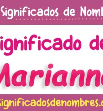 Significado de Marianna