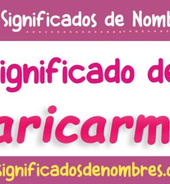 Significado de Maricarmen