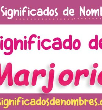 Significado de Marjorie