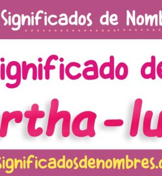 Significado de Martha Lucia