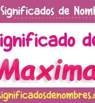 Significado de Maxima