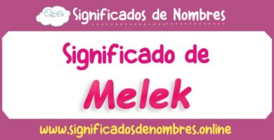 Significado de Melek