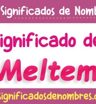 Significado de Meltem