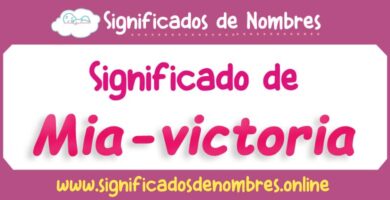 Significado de Mia Victoria