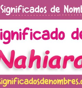 Significado de Nahiara