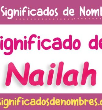 Significado de Nailah