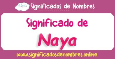 Significado de Naya