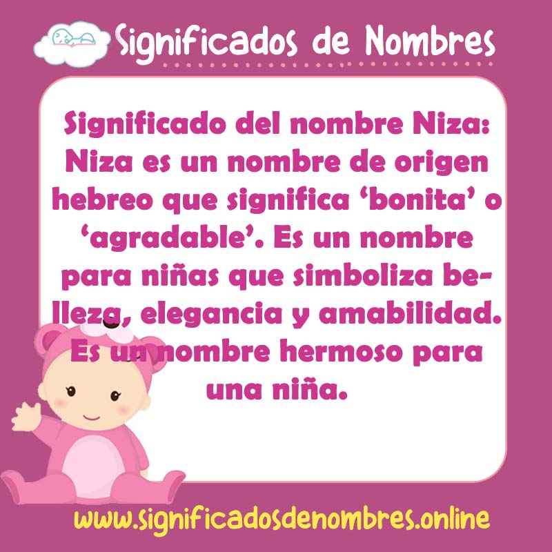 Significado y origen del nombre Niza
