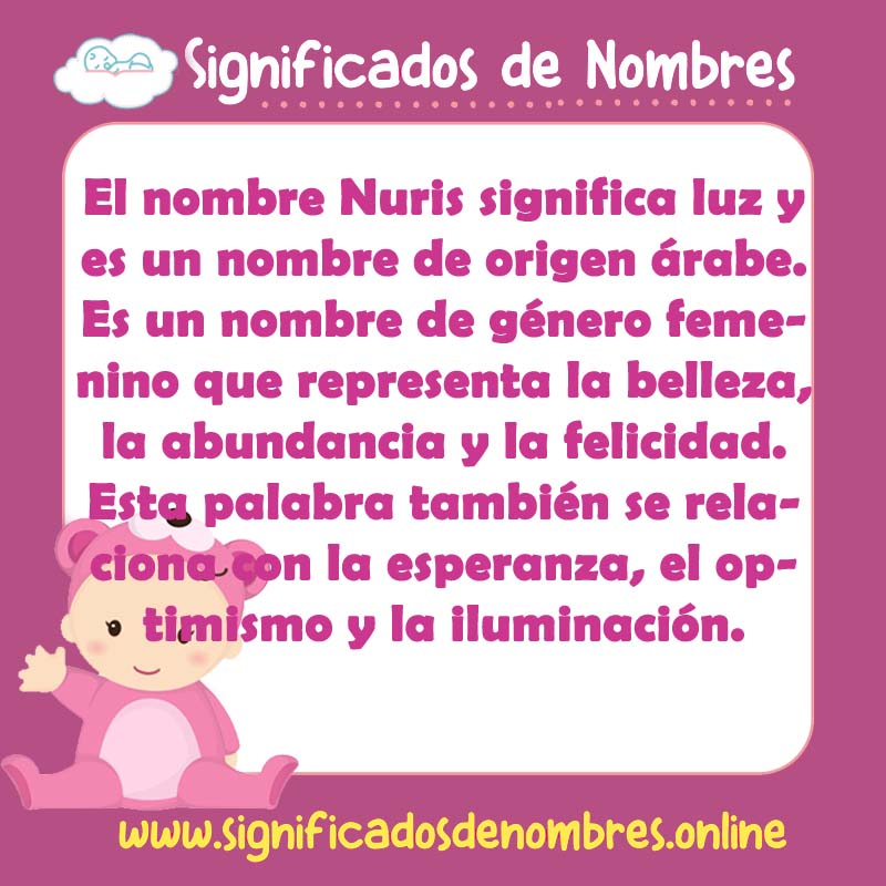 Significado y origen del nombre Nuris