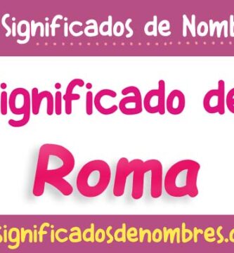 Significado de Roma