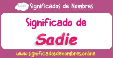 Significado de Sadie