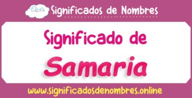 Significado de Samaria