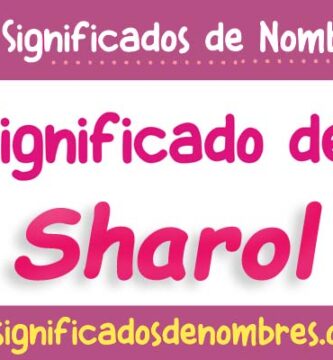 Significado de Sharol