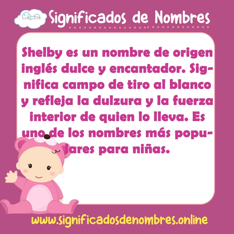 Significado y origen del nombre Shelby