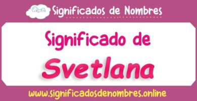 Significado de Svetlana