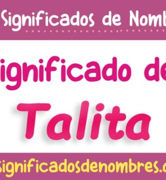Significado de Talita