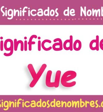 Significado de Yue
