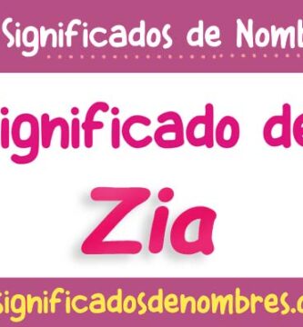 Significado de Zia