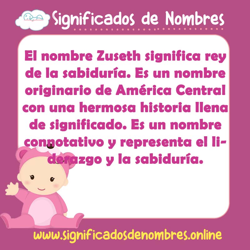 Significado y origen del nombre Zuseth