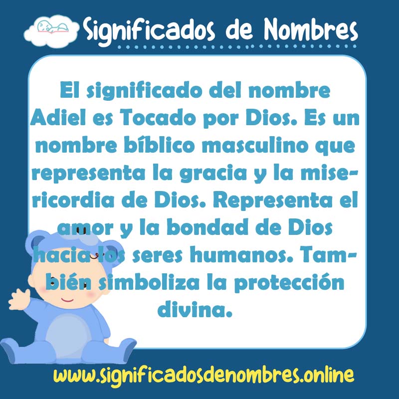 Significado y origen del nombre Adiel