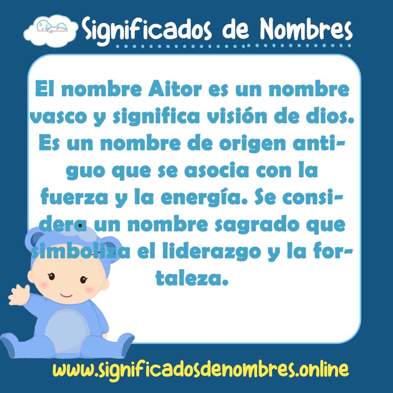 Significado y origen del nombre Aitor