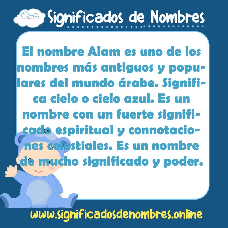 Significado y origen del nombre Alam