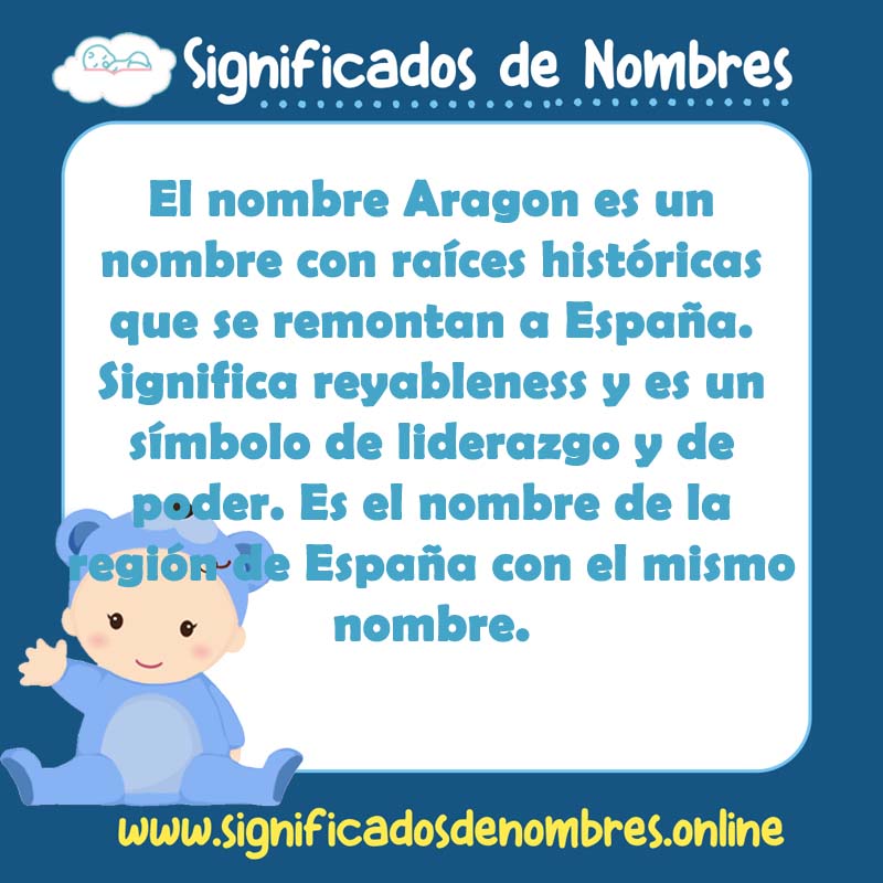 Significado y origen del nombre Aragon