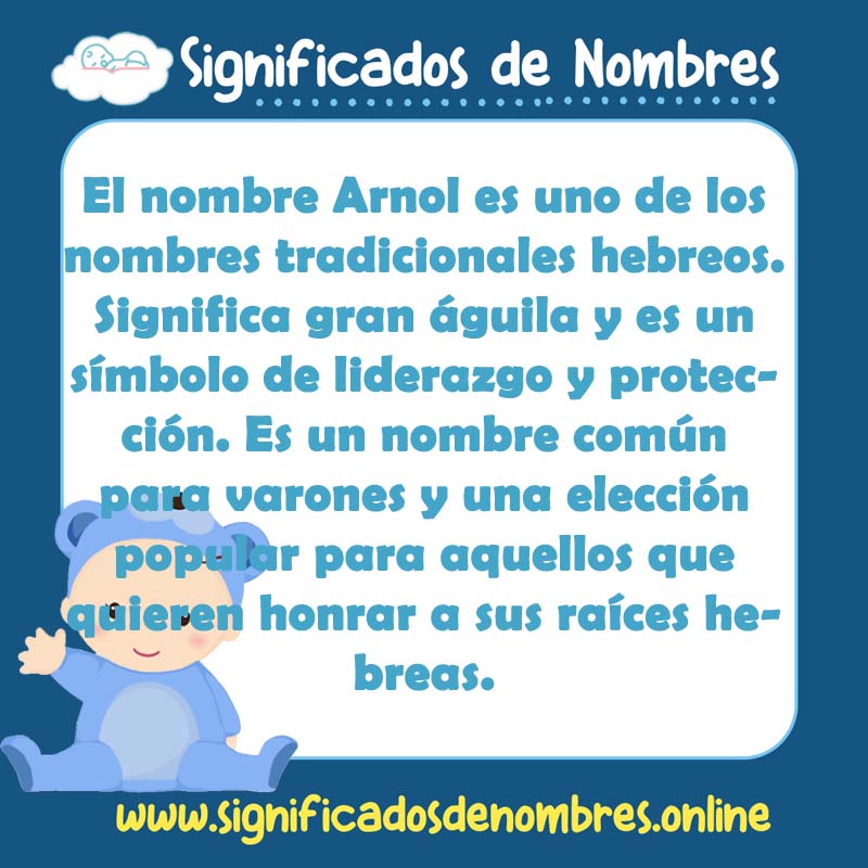 Significado y origen del nombre Arnol