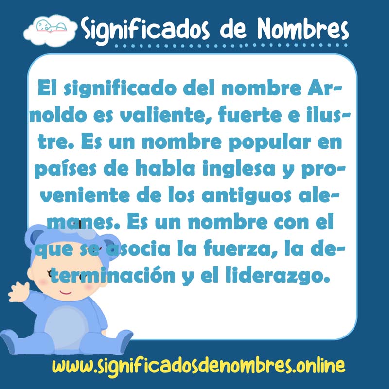Significado y origen del nombre Arnoldo