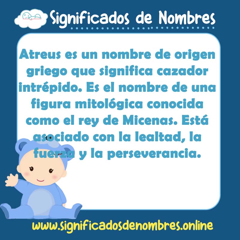 Significado y origen del nombre Atreus