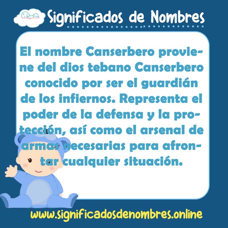 Significado y origen del nombre Canserbero