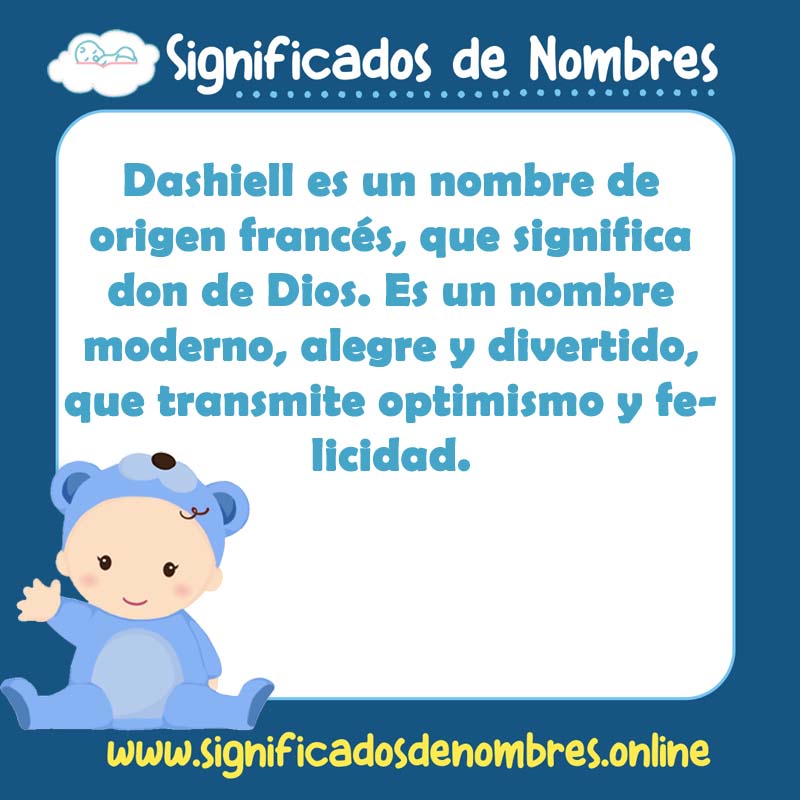 Significado y origen del nombre Dashiell