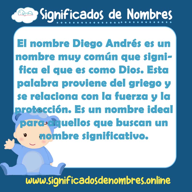 Significado y origen del nombre Diego Andres