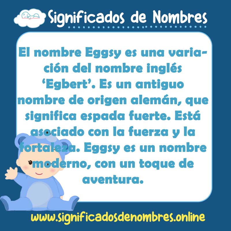 Significado y origen del nombre Eggsy