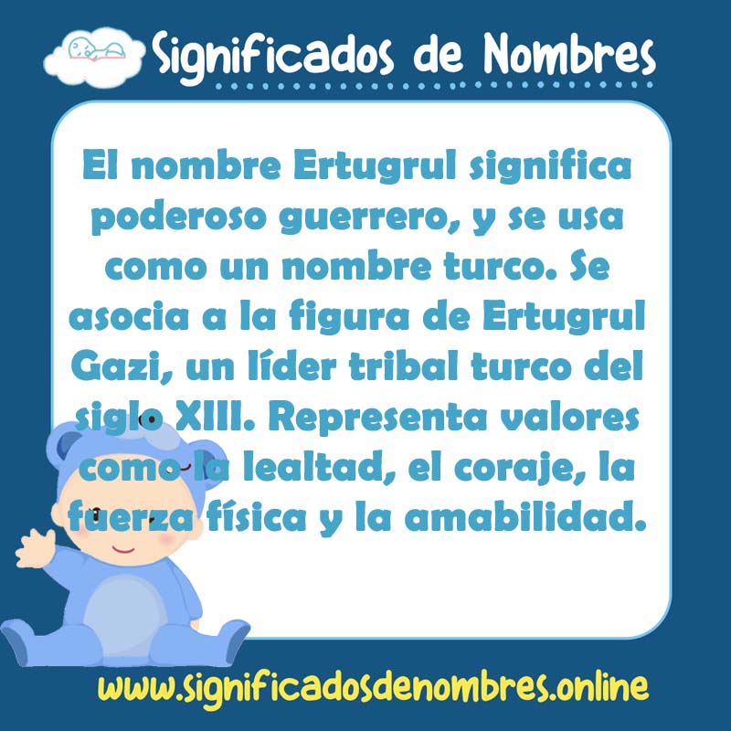 Significado y origen del nombre Ertugrul