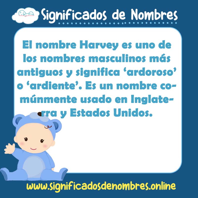 Significado y origen del nombre Harvey