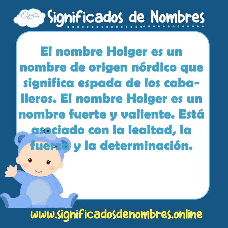 Significado y origen del nombre Holger